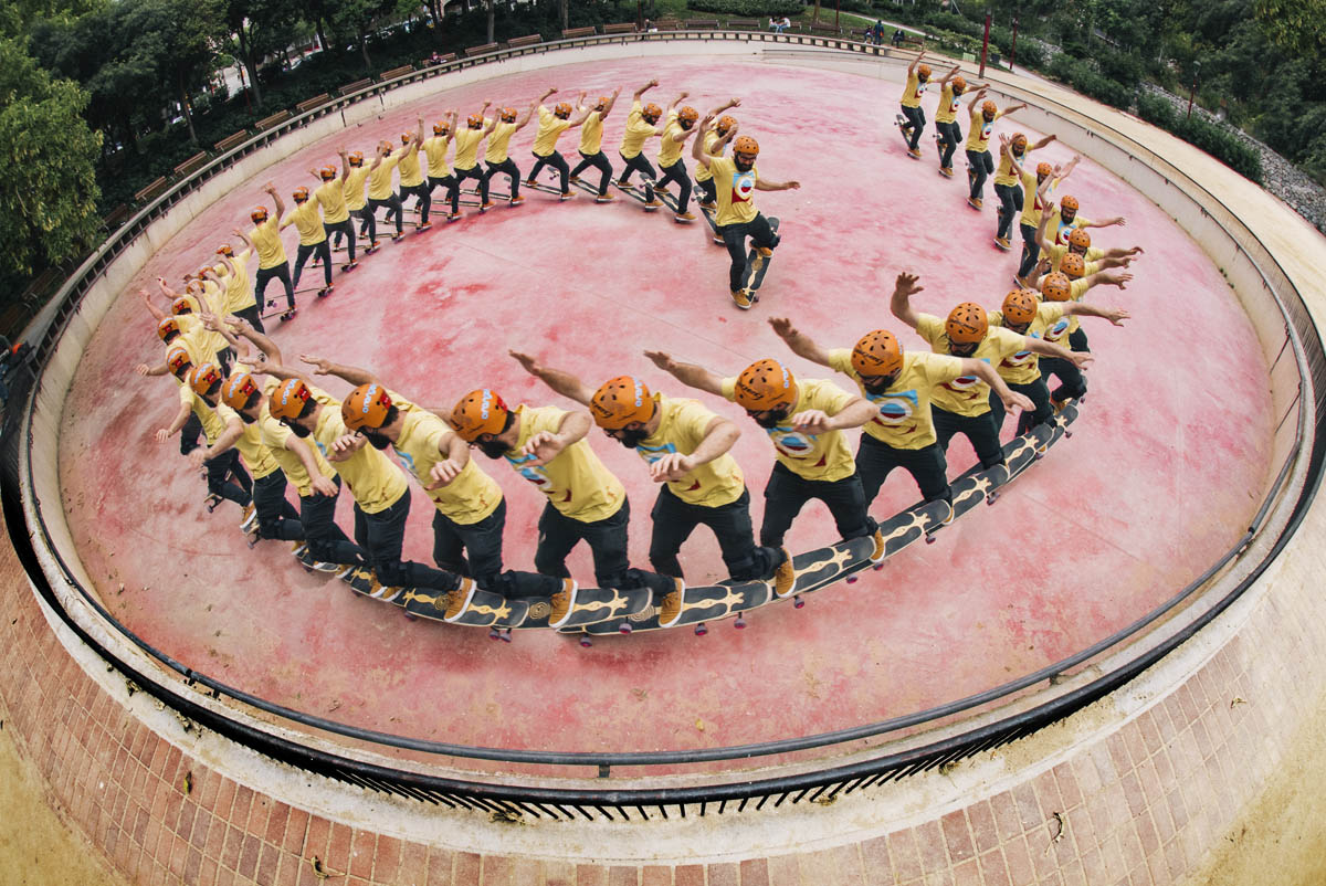 longboard nosemanual skater barcelona