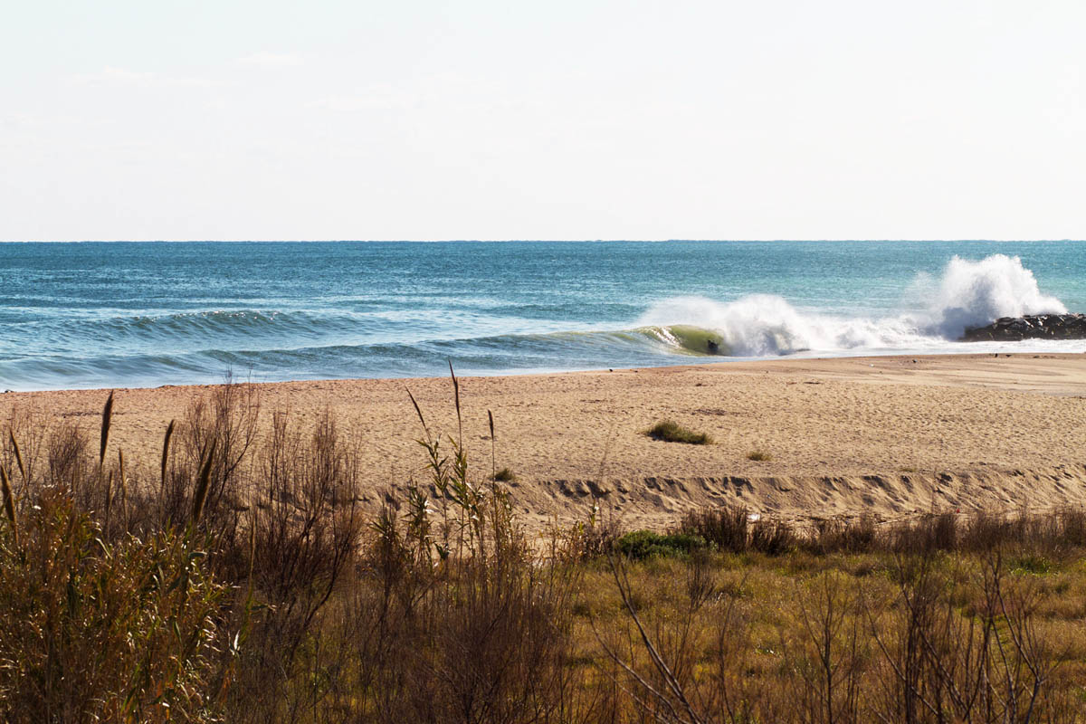 Morning view ocean barrel blue underwater surf surf photography bodyboard barcelona cataluña españa