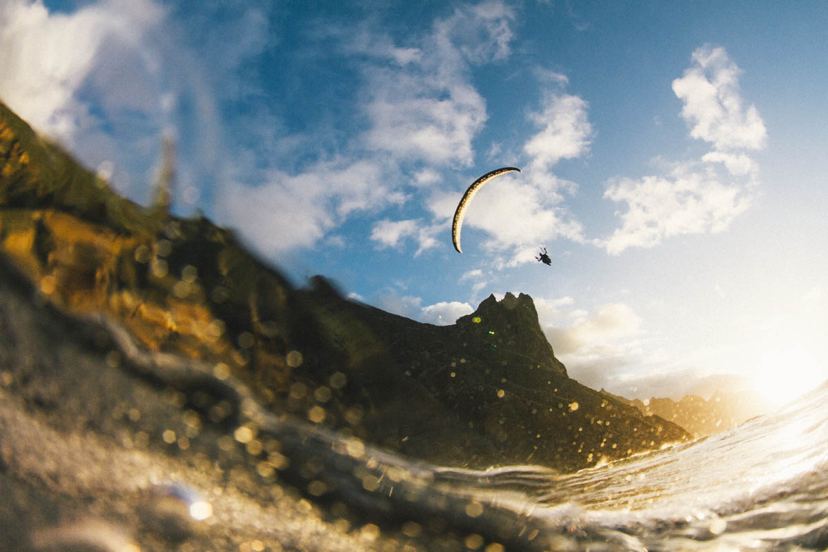 paragliding sunset tenerife taganana paradise awesome